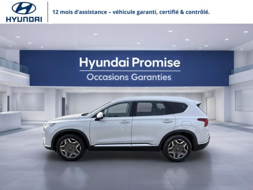 29200 : Hyundai Brest - Iroise Automobiles - HYUNDAI Santa Fe - Santa Fe - Glacier White Métal - Transmission intégrale - Hybride rechargeable : Essence/Electrique