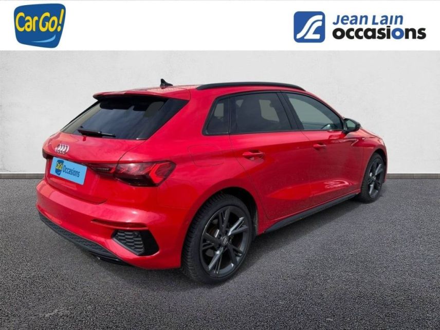 75010 : Hyundai Paris Nord - Goncourt Automobiles - AUDI A3 SPORTBACK S Line - A3/S3/RS3 IV - ROUGE TANGO - Automate sequentiel - Essence sans plomb