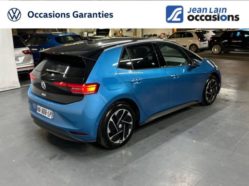 75010 : Hyundai Paris Nord - Goncourt Automobiles - VOLKSWAGEN ID.3 Life Max - ID.3 - BLEU COTE D'AZUR / TOIT NOIR - Automate à fonct. Continu - Courant électrique