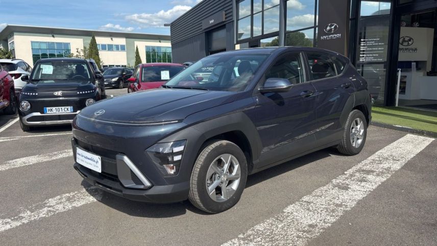 75010 : Hyundai Paris Nord - Goncourt Automobiles - HYUNDAI KONA Intuitive - KONA II - Bleu - Automate sequentiel - Essence / Courant électrique