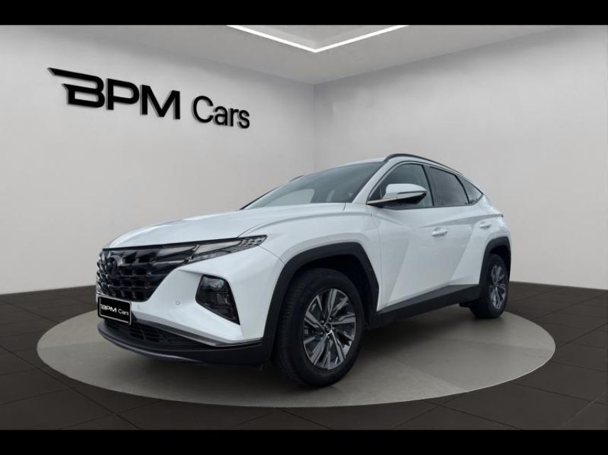 45200 : Hyundai Montargis - BPM Cars - HYUNDAI Tucson - Tucson - Serenity White Métal/Toit/rétros Black - Traction - Hybride : Essence/Electrique