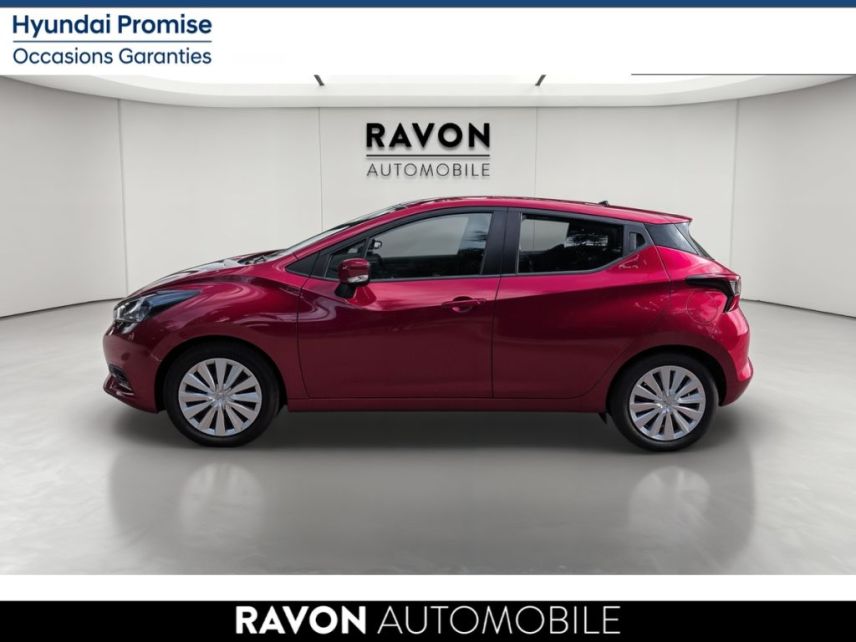 42100 : Hyundai Saint-Etienne - Ravon Automobile - NISSAN MICRA 2021.5 Business Edition - MICRA V - Rouge - Boîte manuelle - Essence sans plomb