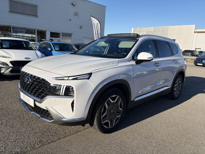 75010 : Hyundai Paris Nord - Goncourt Automobiles - HYUNDAI SANTA FE Executive - SANTA FE IV - Blanc - Boîte automatique - Essence / Courant électrique
