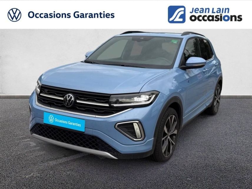 75010 : Hyundai Paris Nord - Goncourt Automobiles - VOLKSWAGEN T-CROSS R-Line Edition - T-CROSS - BLEU CLAIR - Automate sequentiel - Essence sans plomb