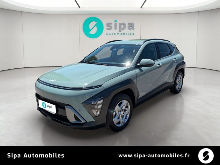 33110 : Hyundai Bordeaux Nord Le Bouscat - Sipa Automobiles - HYUNDAI KONA Intuitive - KONA II - MIRAGE GREEN. - Boîte manuelle - Essence sans plomb