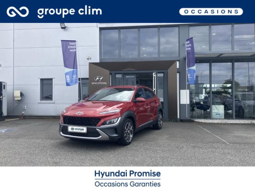 65000 : Hyundai - Groupe Clim - Tarbes - HYUNDAI Kona - Kona - Pulse Red Métal - Traction - Hybride : Essence/Electrique