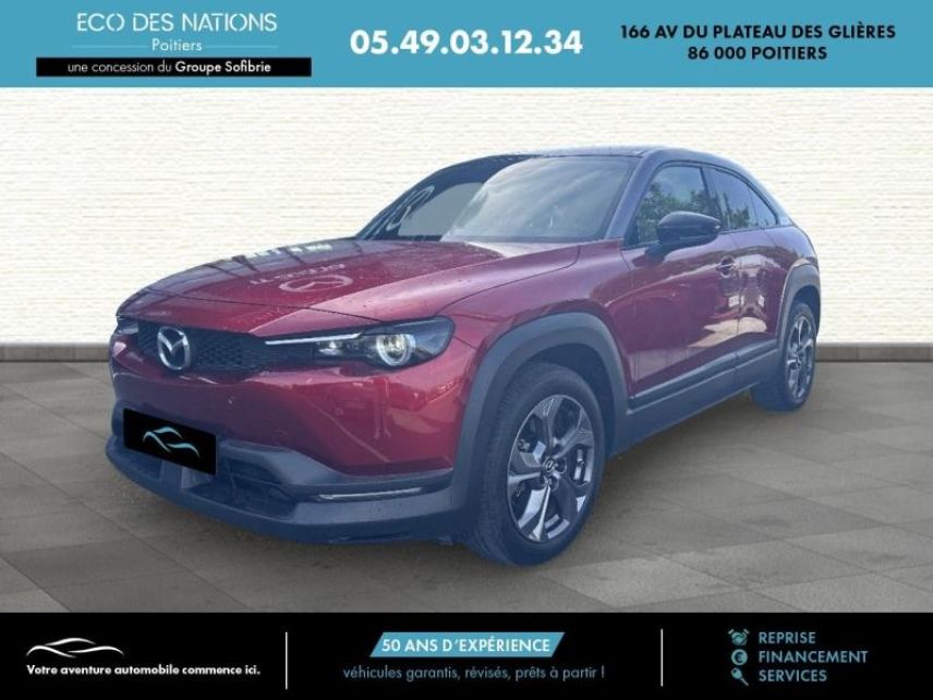 86000 : Hyundai Poitiers - Eco des Nations - MAZDA MX-30 - MX-30 - Peinture Métal 3 tons Soul Red Crystal - Traction - Electrique