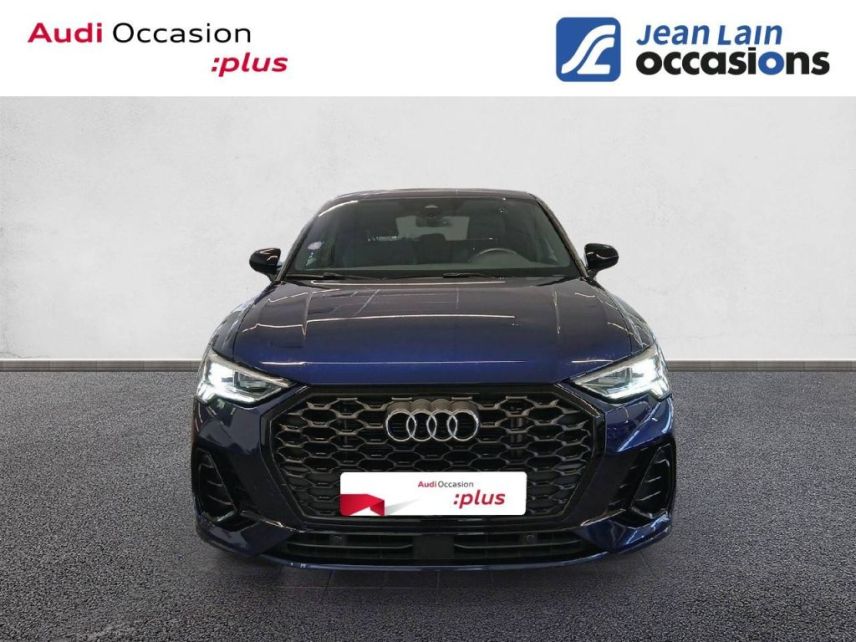75010 : Hyundai Paris Nord - Goncourt Automobiles - AUDI Q3 SPORTBACK S line - Q3 II - BLEU NAVARRE METALLISE - Automate sequentiel - Essence sans plomb