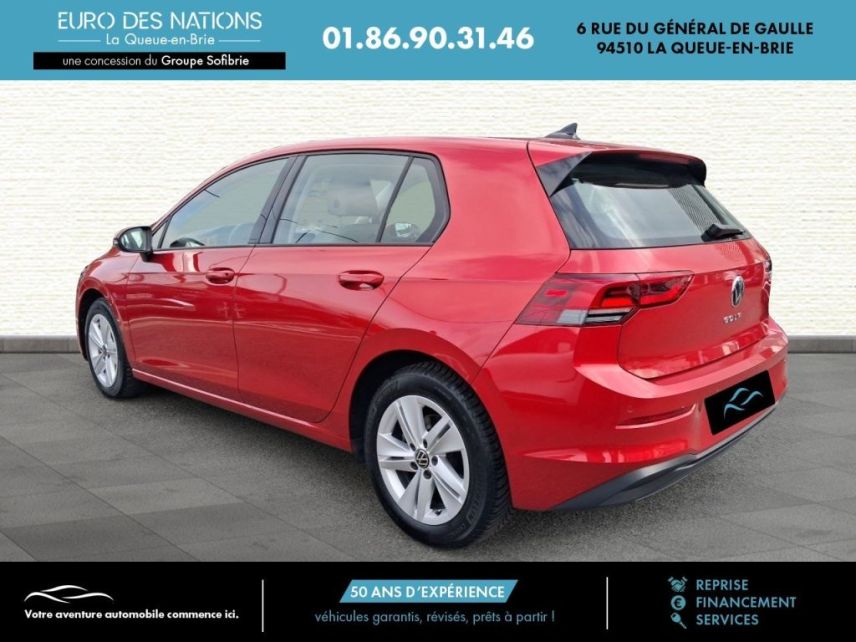75010 : Hyundai Paris Nord - Goncourt Automobiles - VOLKSWAGEN GOLF Life Business - GOLF VIII - Rouge - Automate sequentiel - Diesel