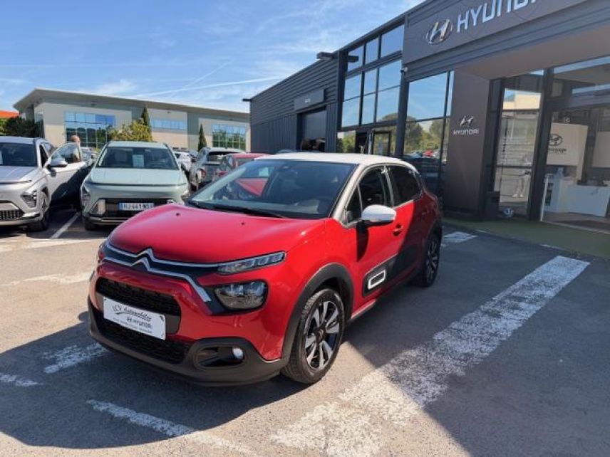 75010 : Hyundai Paris Nord - Goncourt Automobiles - CITROEN C3 Shine Pack - C3 III - ROUGE - Boîte automatique - Essence sans plomb