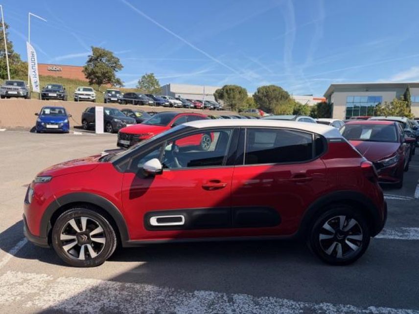 75010 : Hyundai Paris Nord - Goncourt Automobiles - CITROEN C3 Shine Pack - C3 III - ROUGE - Boîte automatique - Essence sans plomb