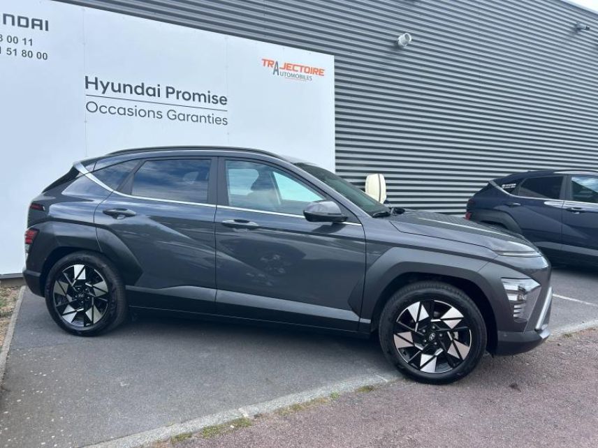 14112 : Hyundai Caen - Trajectoire Automobiles - HYUNDAI Kona - Kona - Ecotronic Gray perlé métallisé - Traction - Hybride : Essence/Electrique