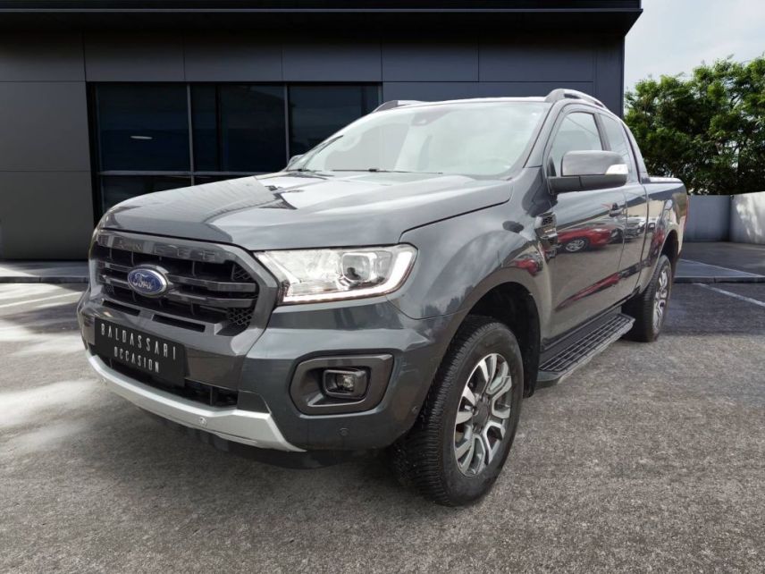 75010 : Hyundai Paris Nord - Goncourt Automobiles - FORD RANGER SUPER CABINE WILDTRAK - RANGER III - Gris - Boîte automatique - Diesel