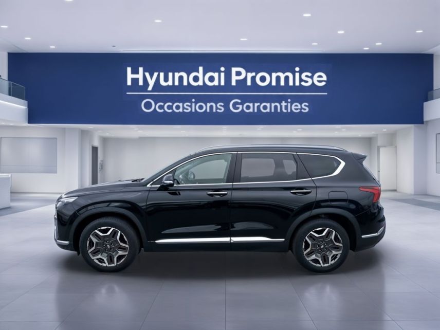 75010 : Hyundai Paris Nord - Goncourt Automobiles - HYUNDAI SANTA FE Executive - SANTA FE IV - Noir - Boîte automatique - Essence / Courant électrique