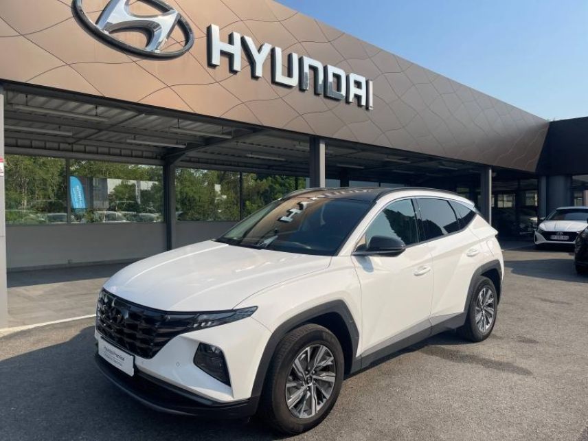 64100 : Hyundai Bayonne - Oceanic Auto - HYUNDAI Tucson - Tucson - Serenity White Métal - Traction - Hybride : Essence/Electrique