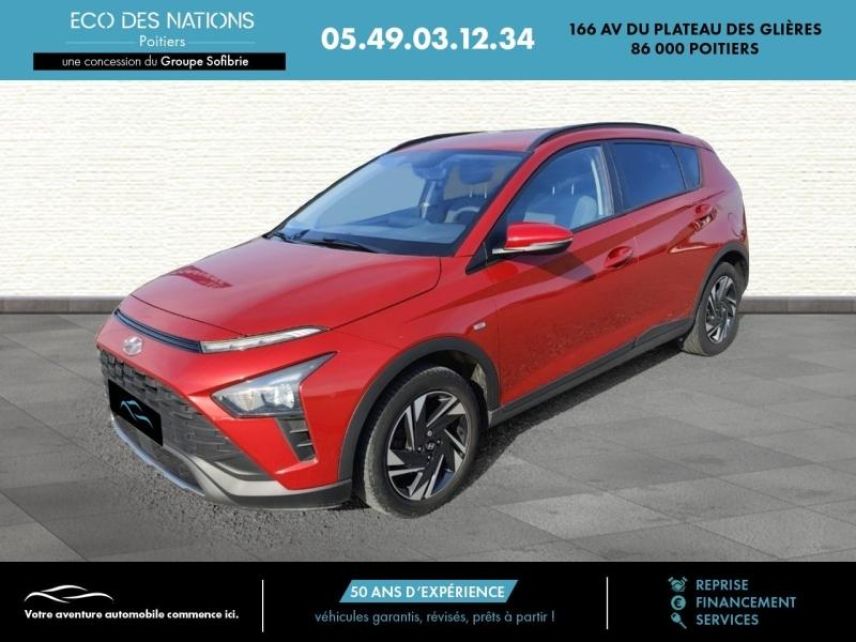 86000 : Hyundai Poitiers - Eco des Nations - HYUNDAI Bayon - Bayon - Rouge - Traction - Essence/Micro-Hybride