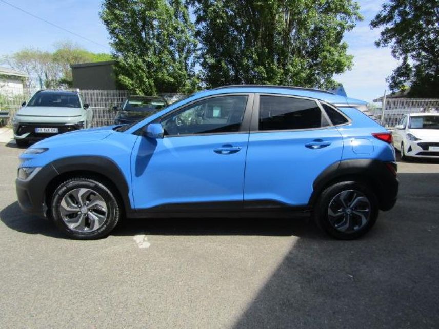 75010 : Hyundai Paris Nord - Goncourt Automobiles - HYUNDAI KONA HYBRID Intuitive - KONA - BLEU CLAIR - Automate sequentiel - Essence / Courant électrique