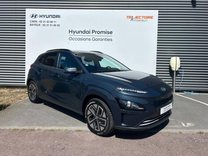 14112 : Hyundai Caen - Trajectoire Automobiles - HYUNDAI Kona - Kona - Teal Métal - Traction - Electrique