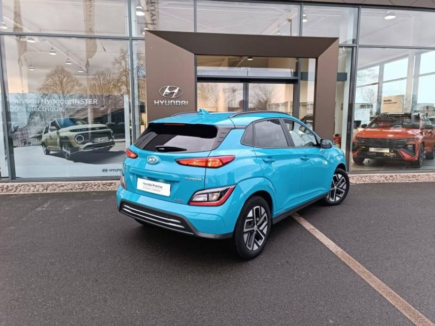 92250 : Hyundai Motor Company - HYUNDAI Kona - Kona - Teal Métal - Traction - Electrique