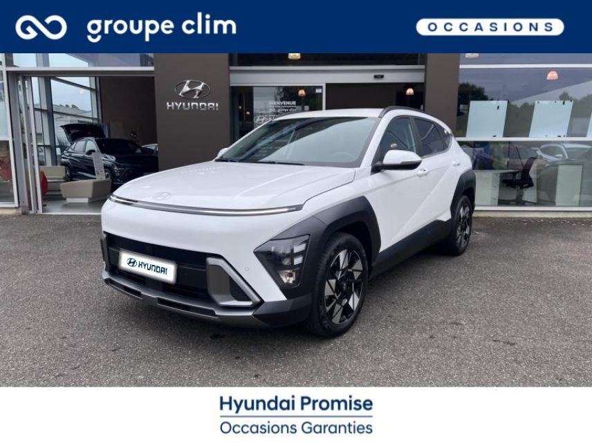 40280 : Hyundai - Groupe Clim - Mont de Marsan - HYUNDAI Kona - Kona - Atlas White - Traction - Hybride : Essence/Electrique