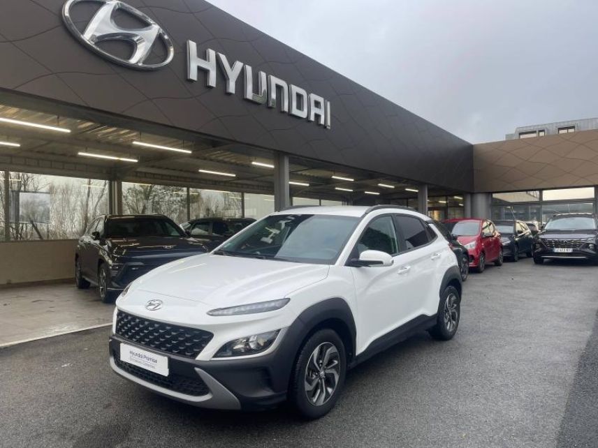 64100 : Hyundai Bayonne - Oceanic Auto - HYUNDAI Kona - Kona - Atlas White - Traction - Hybride : Essence/Electrique