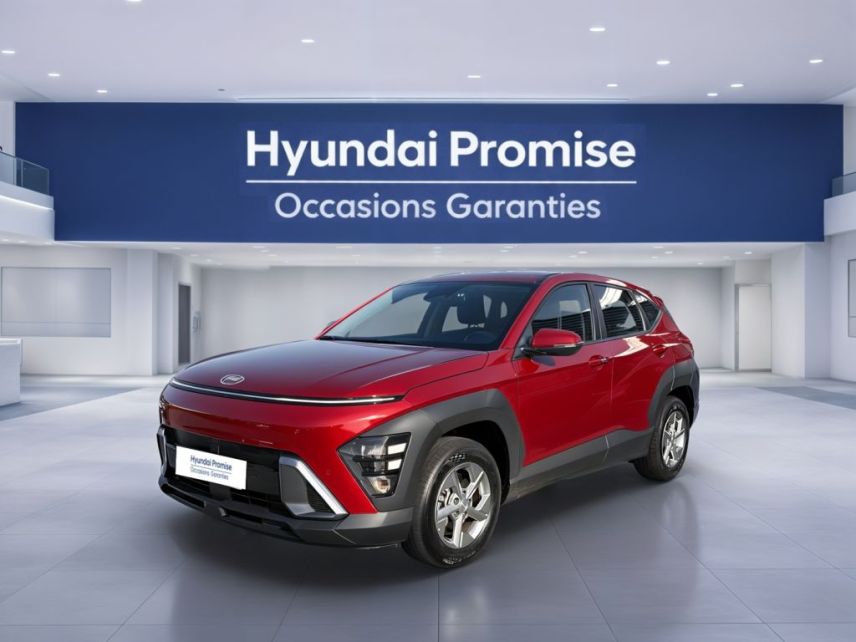 75010 : Hyundai Paris Nord - Goncourt Automobiles - HYUNDAI KONA Intuitive - KONA II - Rouge - Automate sequentiel - Essence / Courant électrique