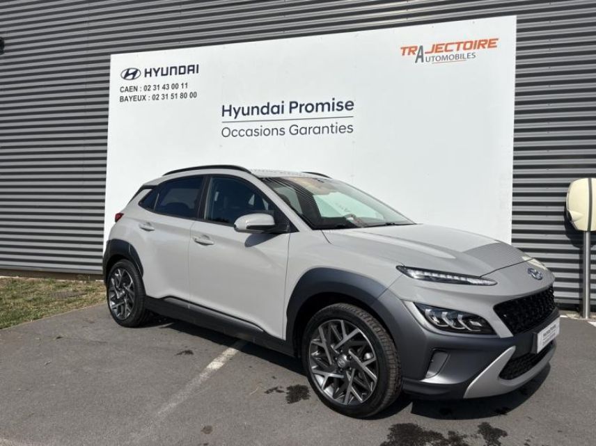 14112 : Hyundai Caen - Trajectoire Automobiles - HYUNDAI Kona - Kona - Cyber Grey Métal - Traction - Hybride : Essence/Electrique