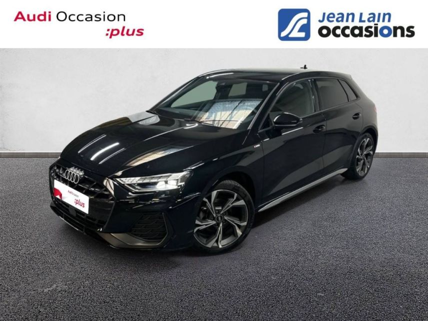 75010 : Hyundai Paris Nord - Goncourt Automobiles - AUDI A3 SPORTBACK S line - A3/S3/RS3 IV - NOIR MYTHIC METALLISE - Automate sequentiel - Essence sans plomb