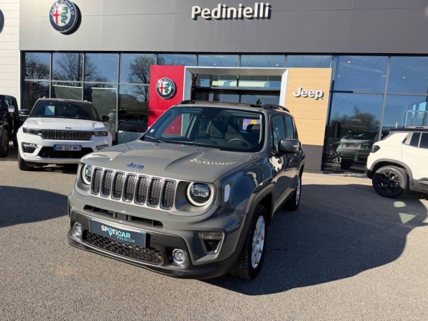 75010 : Hyundai Paris Nord - Goncourt Automobiles - JEEP RENEGADE Limited - RENEGADE - Gris - Boîte automatique - Essence / Courant électrique