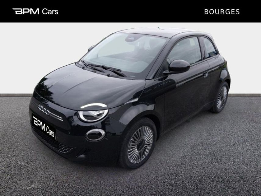 18230 : Hyundai Bourges - BPM Cars - FIAT 500 - 500 - Onyx Black pastel - Traction - Electrique