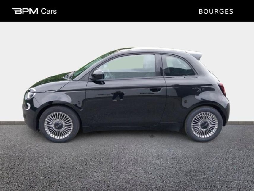 18230 : Hyundai Bourges - BPM Cars - FIAT 500 - 500 - Onyx Black pastel - Traction - Electrique