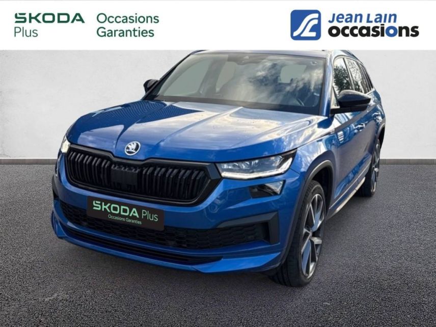 75010 : Hyundai Paris Nord - Goncourt Automobiles - SKODA KODIAQ Sportline - KODIAQ - BLEU RS - Automate sequentiel - Essence sans plomb