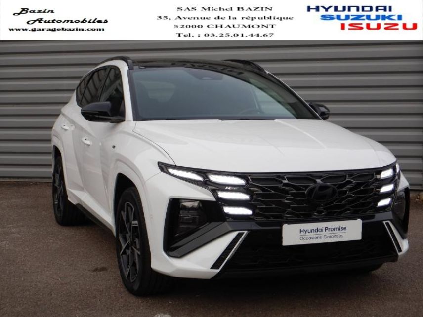 52000 : Hyundai Chaumont - Garage Michel Bazin - HYUNDAI Tucson - Tucson - Serenity White Métal - Traction - Hybride : Essence/Electrique
