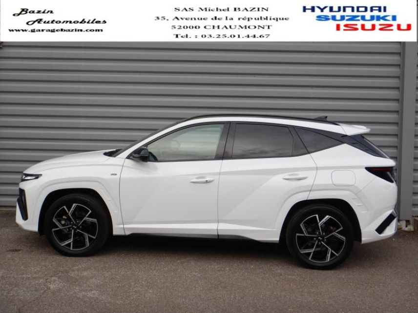 52000 : Hyundai Chaumont - Garage Michel Bazin - HYUNDAI Tucson - Tucson - Serenity White Métal - Traction - Hybride : Essence/Electrique