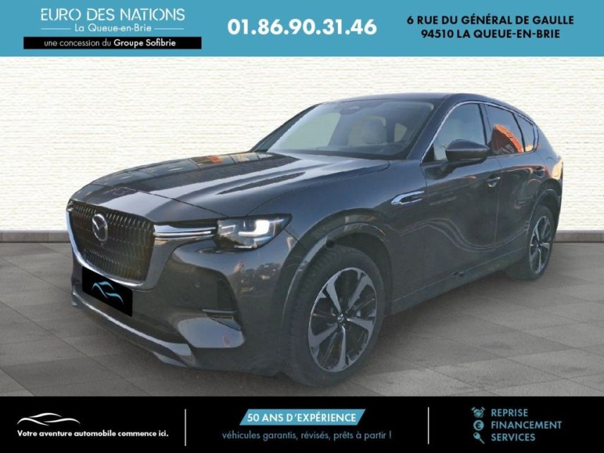 75010 : Hyundai Paris Nord - Goncourt Automobiles - MAZDA CX-60 2024 Takumi - CX-60 - Gris - Boîte automatique - Essence / Courant électrique