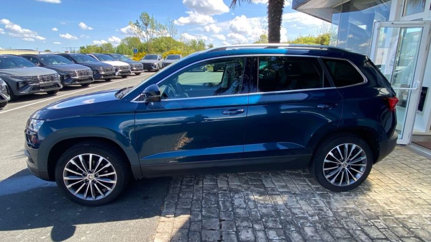 75010 : Hyundai Paris Nord - Goncourt Automobiles - SKODA KAROQ Ambition - KAROQ - Bleu - Automate sequentiel - Essence sans plomb