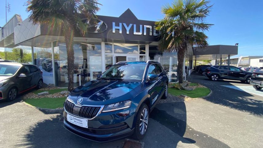 75010 : Hyundai Paris Nord - Goncourt Automobiles - SKODA KAROQ Ambition - KAROQ - Bleu - Automate sequentiel - Essence sans plomb