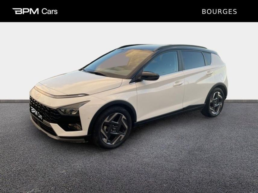 18230 : Hyundai Bourges - BPM Cars - HYUNDAI Bayon - Bayon - Atlas White Métal/Toit+rétros Black - Traction - Essence