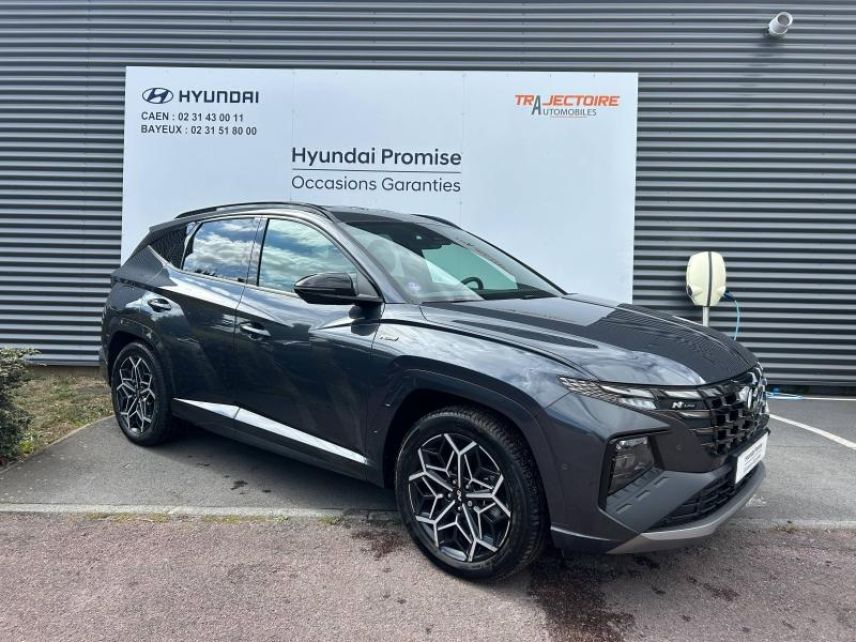 14112 : Hyundai Caen - Trajectoire Automobiles - HYUNDAI Tucson - Tucson - Dark Knight Métal - Transmission intégrale - Hybride rechargeable : Essence/Electrique