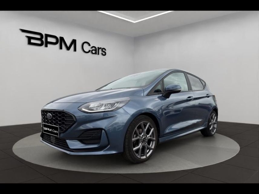 45200 : Hyundai Montargis - BPM Cars - FORD Fiesta - Fiesta - Bleu Azur métallisée - Traction - Essence/Bioethanol