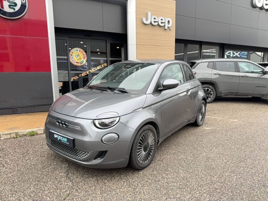 75010 : Hyundai Paris Nord - Goncourt Automobiles - FIAT 500e BERLINE MY22 SERIE 1 STEP 2 Icône - 500 III - Gris - Automate à fonct. Continu - Courant électrique