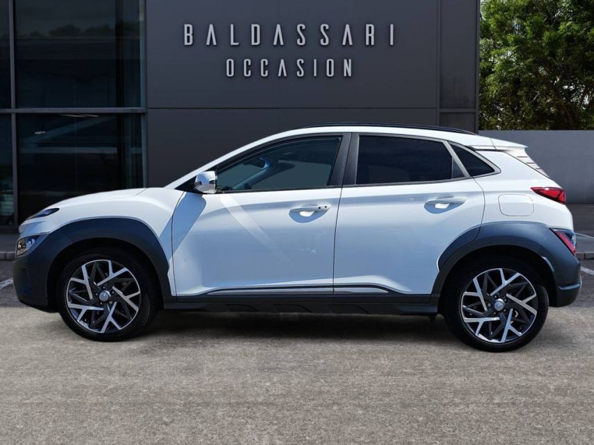 75010 : Hyundai Paris Nord - Goncourt Automobiles - HYUNDAI KONA HYBRID Executive - KONA - BLANC - Automate sequentiel - Essence / Courant électrique