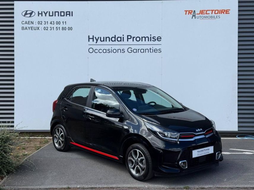14112 : Hyundai Caen - Trajectoire Automobiles - KIA Picanto - Picanto - Noir Ebene métallisé - Traction - Essence