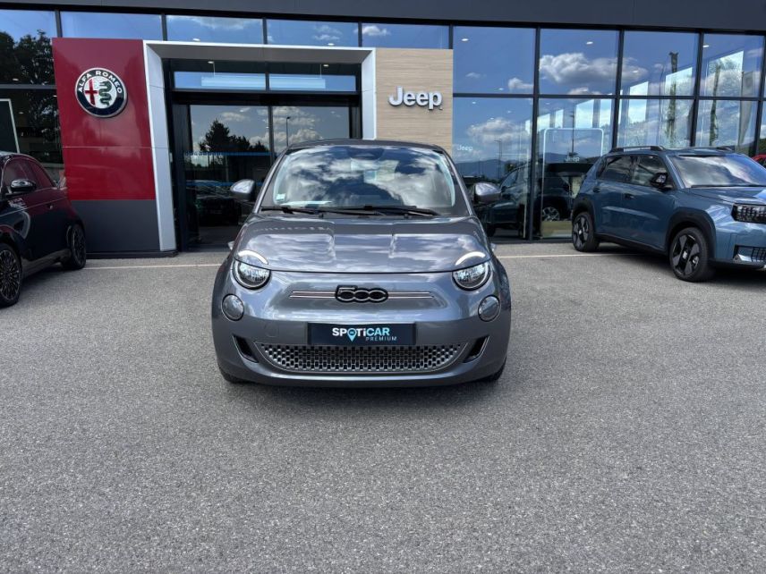 75010 : Hyundai Paris Nord - Goncourt Automobiles - FIAT 500e BERLINE MY22 SERIE 1 STEP 2 Action Plus - 500 III - Gris - Automate à fonct. Continu - Courant électrique