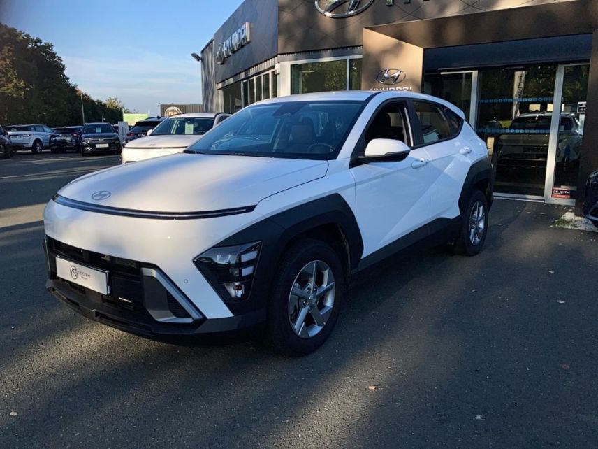 75010 : Hyundai Paris Nord - Goncourt Automobiles - HYUNDAI KONA Intuitive - KONA II - Blanc - Boîte manuelle - Essence sans plomb