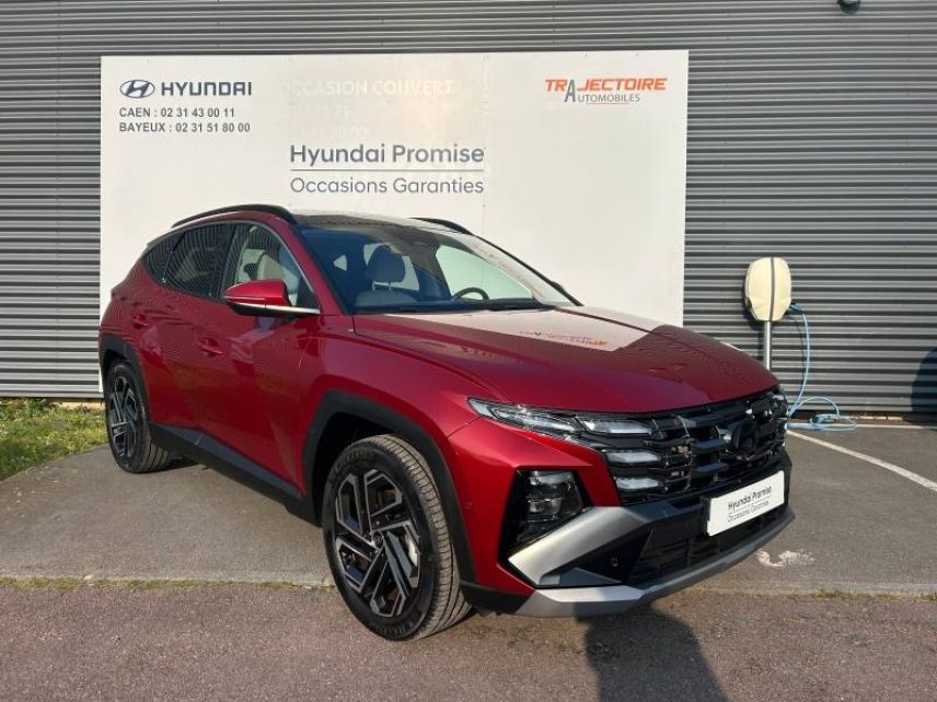 14112 : Hyundai Caen - Trajectoire Automobiles - HYUNDAI Tucson - Tucson - Ultimate Red Métal - Traction - Hybride : Essence/Electrique