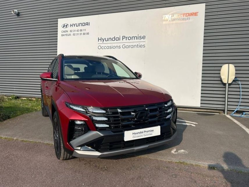 14112 : Hyundai Caen - Trajectoire Automobiles - HYUNDAI Tucson - Tucson - Ultimate Red Métal - Traction - Hybride : Essence/Electrique
