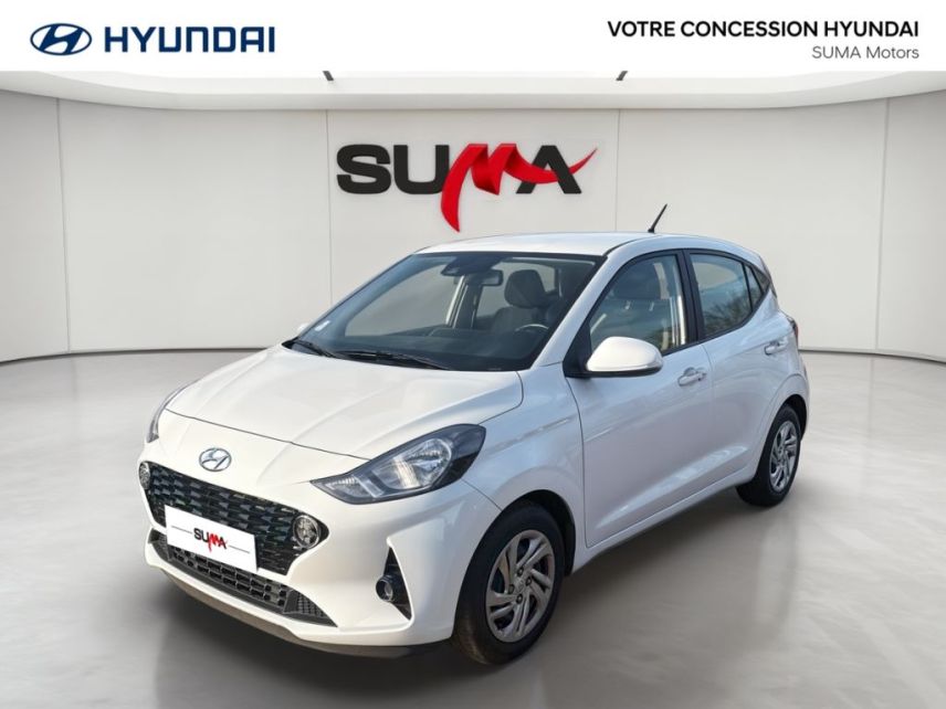 75010 : Hyundai Paris Nord - Goncourt Automobiles - HYUNDAI i10 Intuitive - i10 III - Blanc - Boîte manuelle - Essence sans plomb