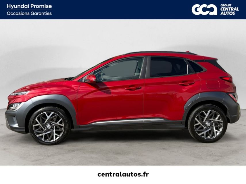 75010 : Hyundai Paris Nord - Goncourt Automobiles - HYUNDAI KONA HYBRID Executive - KONA - Rouge - Automate sequentiel - Essence / Courant électrique