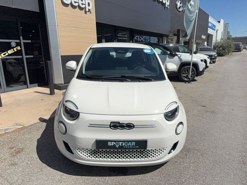 75010 : Hyundai Paris Nord - Goncourt Automobiles - FIAT 500e BERLINE Action Plus - 500 III ELECTRIQUE - Blanc                                              - Automate à fonct. Continu - Courant électrique